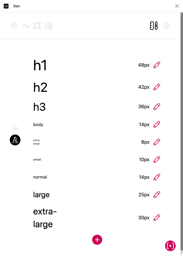 typography system